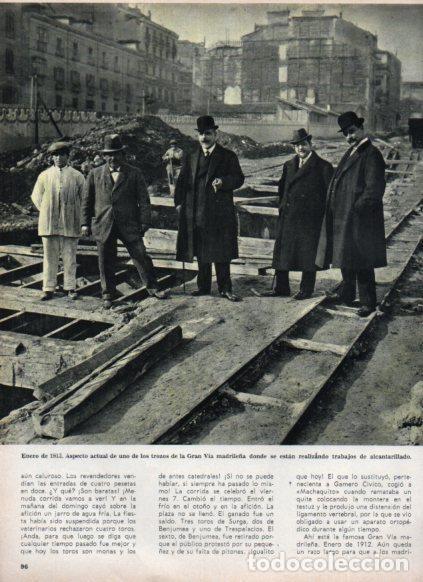 Postales: LAMINA V25016: La Gran Via de Madrid en 1912 - Varios