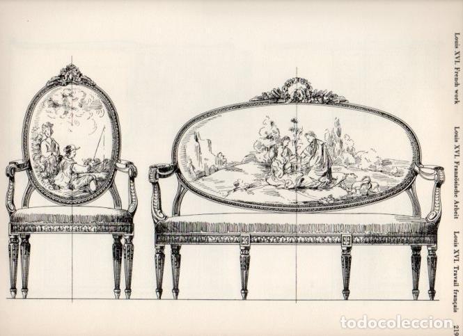 Postcards: LAMINA V19561: Style Manuals: Louis XVI French Work Art. Sheet 6 - Ernst Rettelbusch