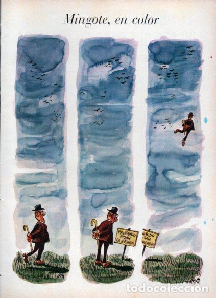 Postais: LAMINA V25110: Ilustracion de Mingote en color 1966 - Varios
