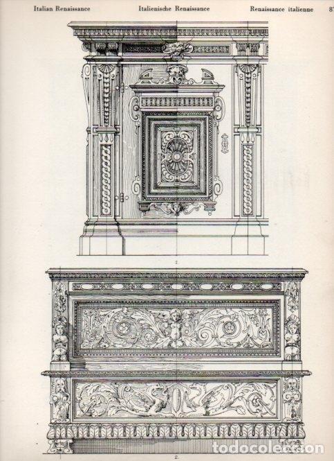Postkarten: LAMINA V19495: Style Manuals: Italian Renaissance Art. Sheet 3 - Ernst Rettelbusch