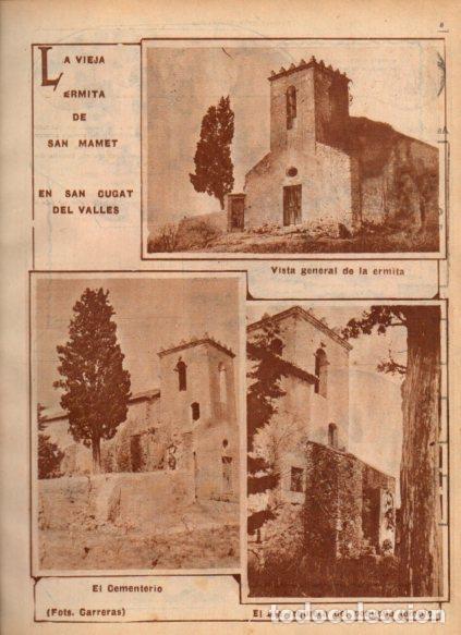 Postkarten: LAMINA V24413: Ermita de San Mamet, San Cugat del Valles - Varios
