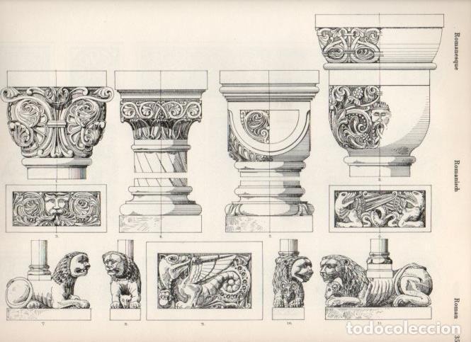 Postkarten: LAMINA V19469: Style Manuals: Romanesque Art. Sheet 4 - Ernst Rettelbusch