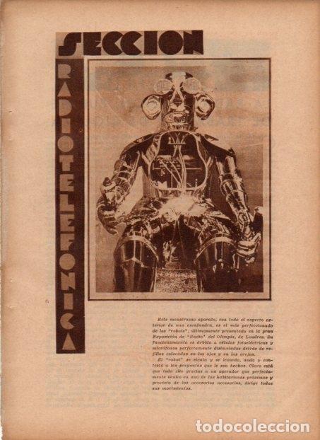 Postais: LAMINA V19770: Robot de la Exposicion de Radio del Olimpia de Londres - Varios