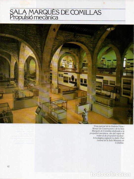 Postales: LAMINA V19656: Museu Maritim de Barcelona. Vista Galeria Vieta y Sala Marques de Comillas - Jose M.