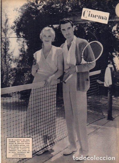 Cartes Postales: LAMINA V19740: John Gilbert y Virginia Bruce en Beverly Hills - Varios