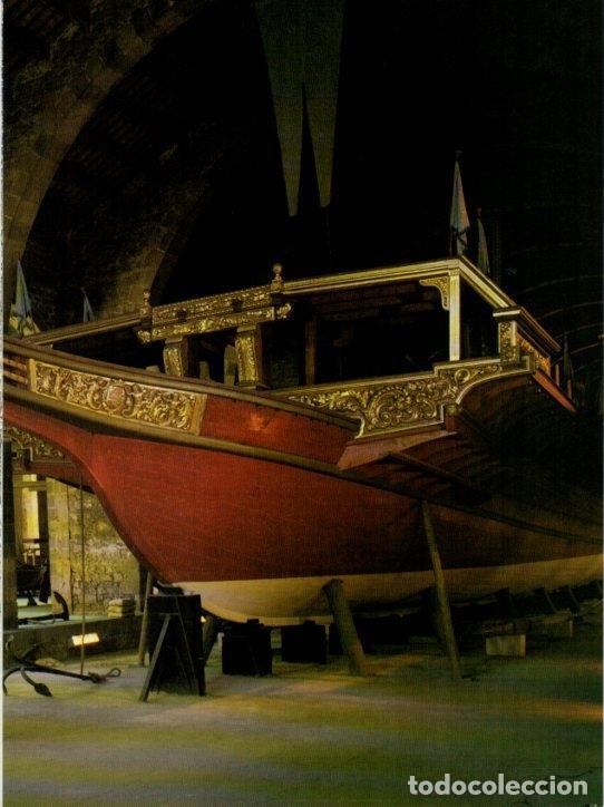 Cartes Postales: LAMINA V19670: Museu Maritim de Barcelona. Part de la proa de la galera Real - Jose M. Martinez-Hida
