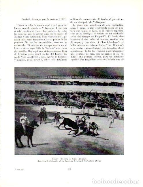 Cartes Postales: LAMINA V19063: Corrida de toros por Manet - Robert Goldwater