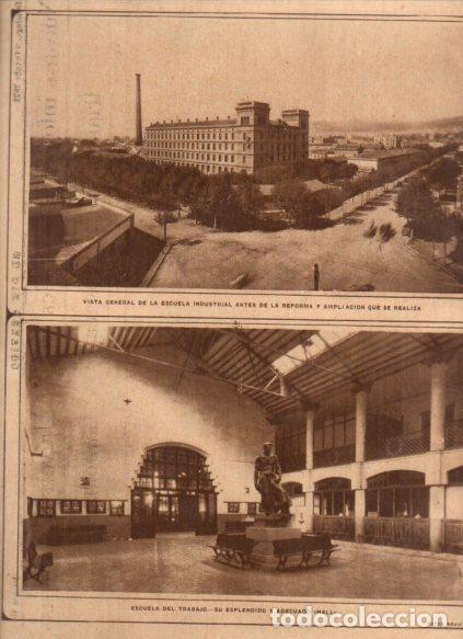 Cartes Postales: LAMINA V24669: Vista Escuela Industrial de Barcelona - Varios