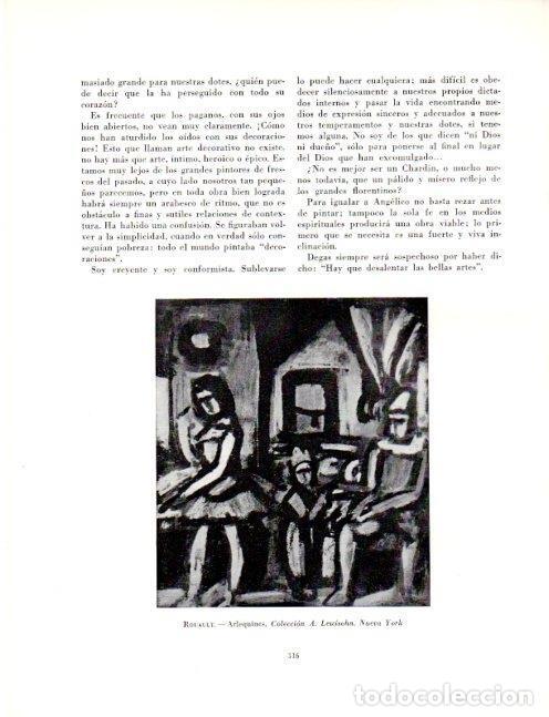 Postais: LAMINA V19108: Arlequines por Georges Rouault - Robert Goldwater