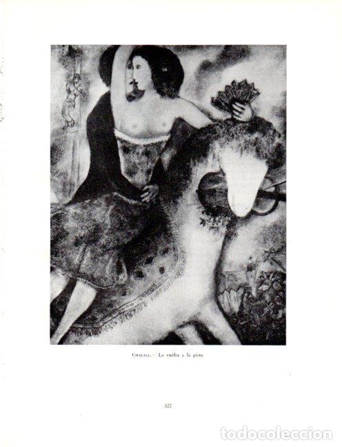 Postcards: LAMINA V19112: La vuelta a la pista por Chagall - Robert Goldwater