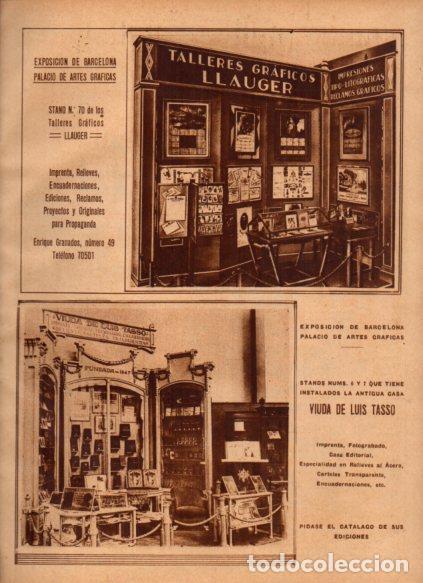 Cartes Postales: LAMINA V24554: Stand Viuda de Luis Tasso en Exposicion de Barcelona - Varios