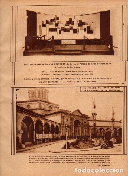 Postkarten: LAMINA V24552: Palacio de las Artes Graficasen la Exposicion de Barcelona - Varios