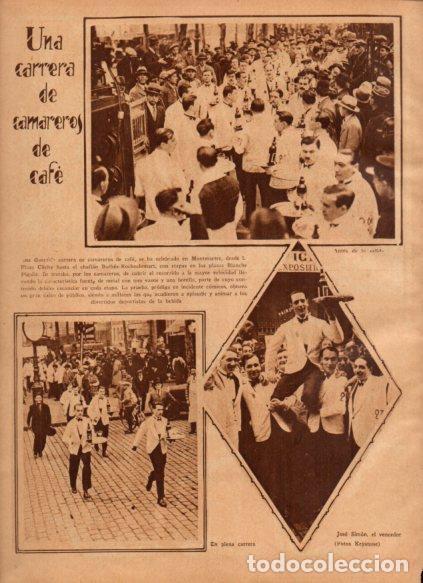 Postcards: LAMINA V24566: Carrera de camareros en Montmartre, Paris - Varios