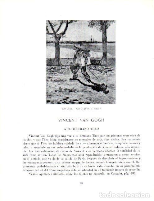 Postais: LAMINA V19093: Van Gogh en el camino por Van Gogh - Robert Goldwater