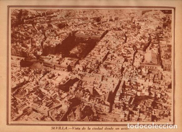Postales: LAMINA V24514: Vista aerea de Sevilla - Varios