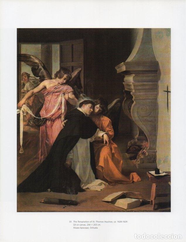 Postales: LAMINA V18914: Velazquez. The Temptation of St. Thomas Aquinas 1628-1629 - Santiago Alcolea i Gil