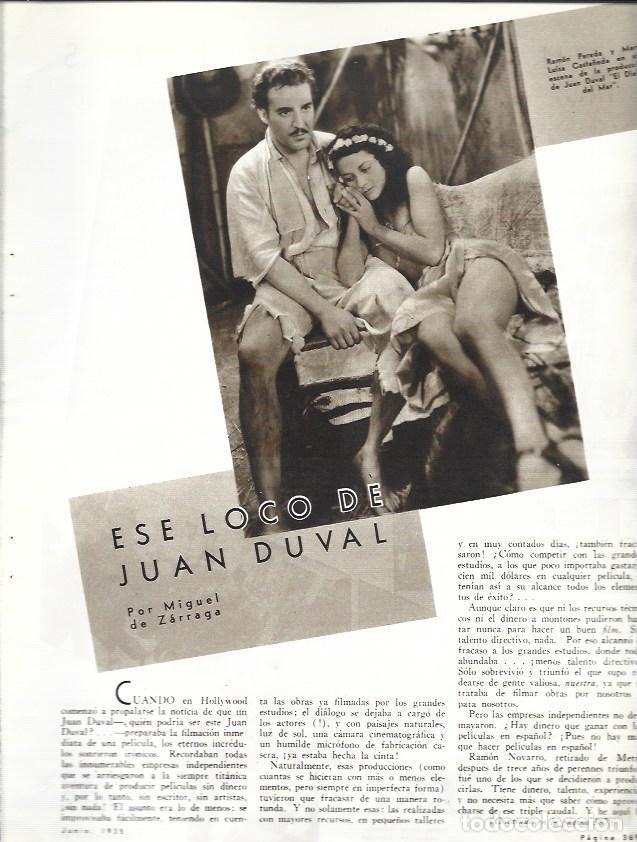 Postais: LAMINA 33628: Ramon Pereda y Maria Luisa Casta&ntilde;eda en El Diablo del Mar - VVAA