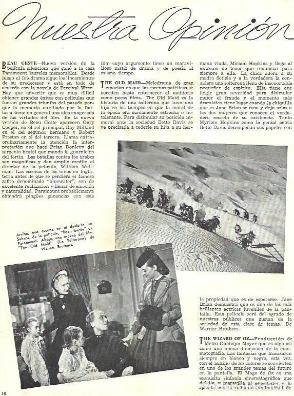 Postales: LAMINA 33752: Escenas de Beau Geste y La Solterona - VVAA