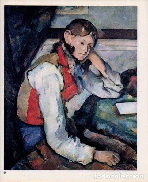 Postkarten: LAMINA V18971: Cezanne. Youth in a red waistcoat - Basil Taylor