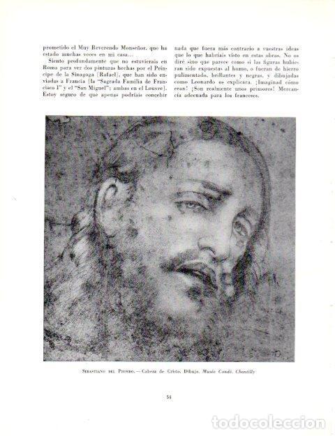 Postcards: LAMINA V18982: Cabeza de Cristo por Sebastiano del Piombo - Robert Goldwater