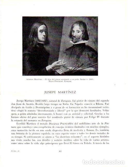 Cartes Postales: LAMINA V19135: El hijo del pintor retratando a su padre Jusepe por Antonio Martinez - Robert Goldwat