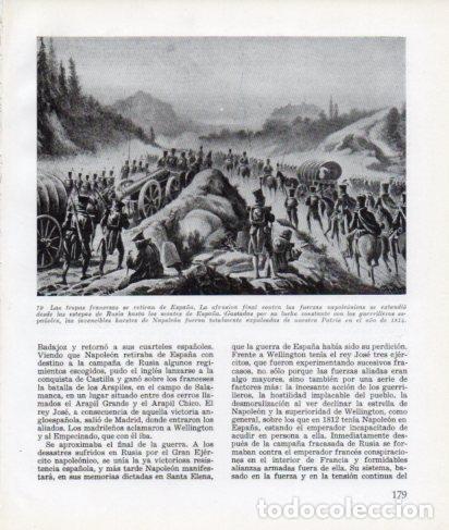 Cartoline: LAMINA V26309: Las tropas francesas se retiran de Espa&ntilde;a - Ramon Ballester Escalas