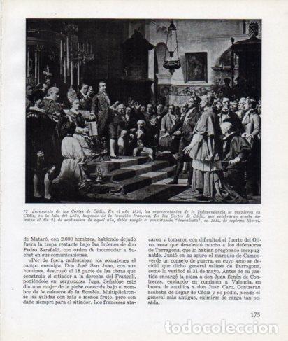 Postales: LAMINA V26307: Juramento de las Cortes de Cadiz - Ramon Ballester Escalas