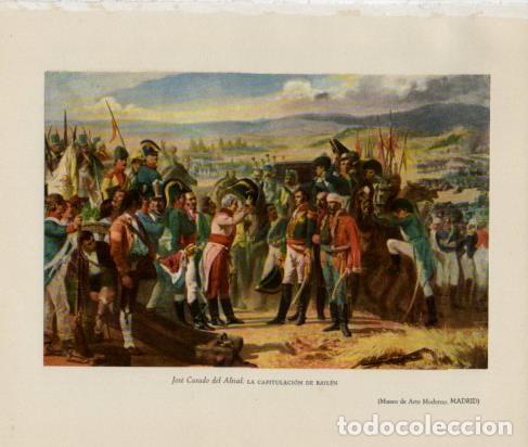 Postkarten: LAMINA V26314: La capitulacion de Bailen por J. Casado del Alisal - Ramon Ballester Escalas