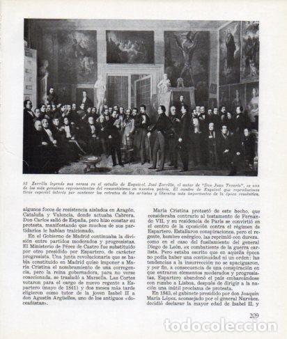 Postcards: LAMINA V26322: Zorrilla leyendo sus versos en el estudio de Esquivel - Ramon Ballester Escalas