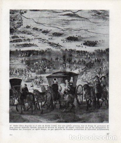 Postkarten: LAMINA V26245: Isabel Clara Eugenia en el sitio de Breda 1625 - Ramon Ballester Escalas