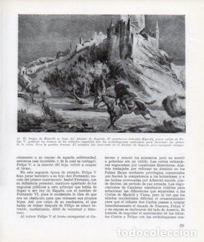 Postales: LAMINA V26269: El duque de Riperda se fuga del Alcazar de Segovia - Ramon Ballester Escalas