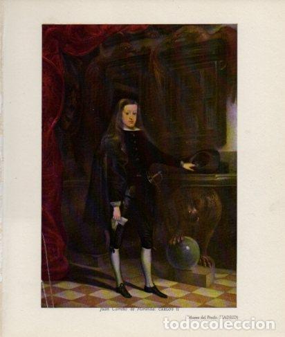 Cartoline: LAMINA V26277: Carlos II por J. Carre&ntilde;o de Miranda - Ramon Ballester Escalas
