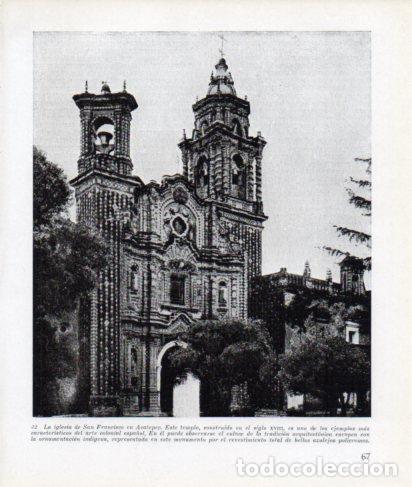 Postales: LAMINA V26259: Iglesia de San Francisco en Acatepec - Ramon Ballester Escalas