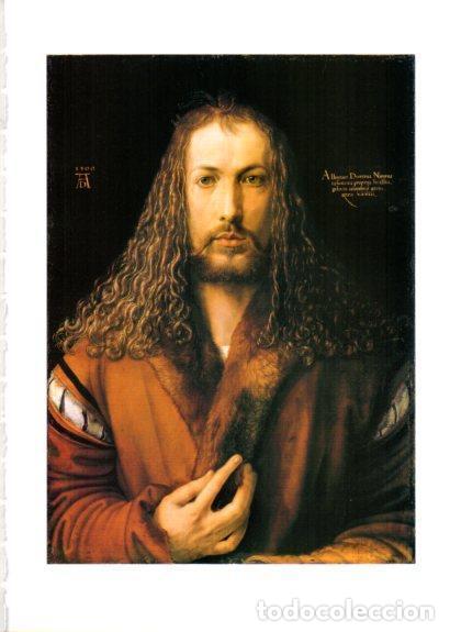 Cartoline: LAMINA V25684: Autorretrato con abrigo de piel por Durero - Klaus Reichold