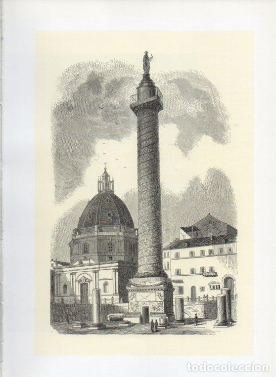Postkarten: LAMINA V19971: Roma columna de Trajano grabado por Lacoste - Varios