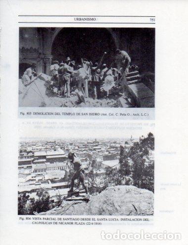 Postales: LAMINA V25585: Instalacion del caupolican de Nicanor Plaza en Santiago - Leopoldo Castedo