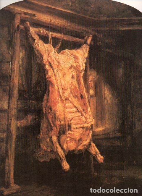 Postales: LAMINA V20243: El buey en canal por Rembrandt - Varios