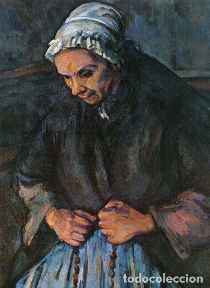 Postkarten: LAMINA V25884: La vieja del rosario por Cezanne - Varios
