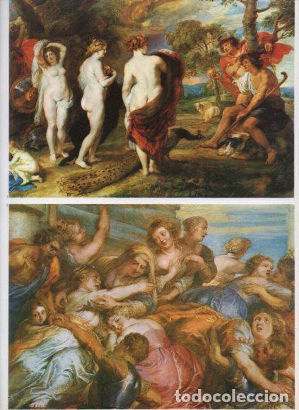 Postkarten: LAMINA V25876: El Juicio de Paris y El rapto de las sabinas detalle por Rubens - Varios
