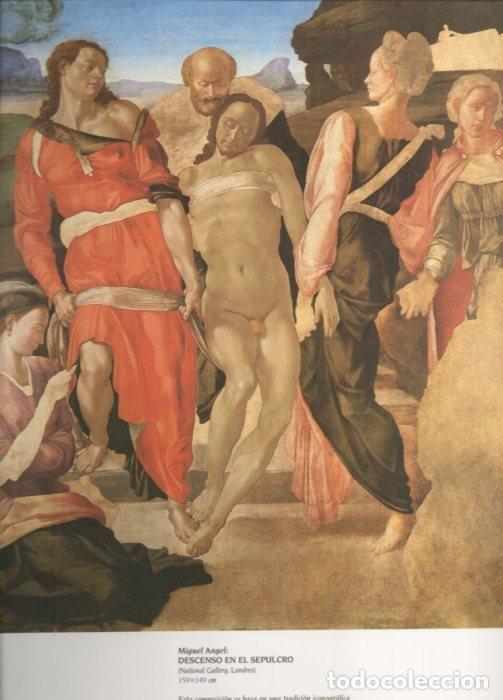 Cartoline: LAMINA V20422: Descenso en el sepulcro por Miguel Angel - Varios
