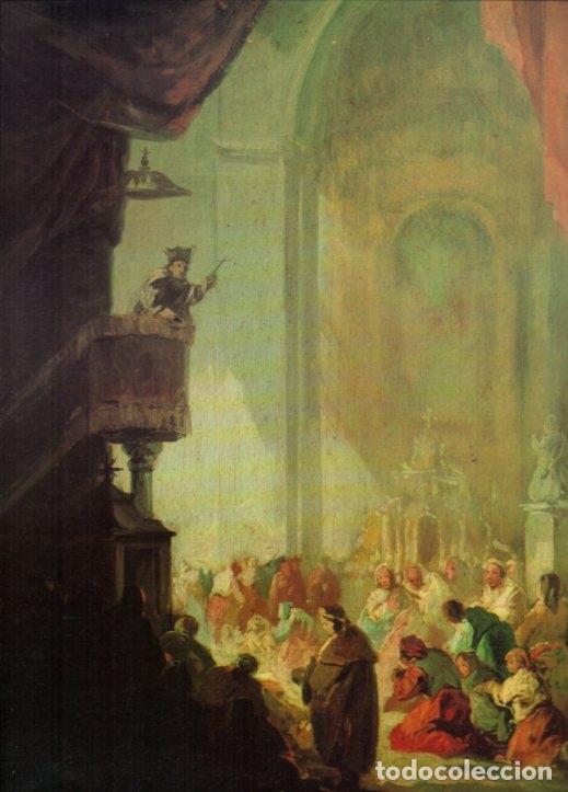 Postkarten: LAMINA V20548: Interior de una iglesia por Eugenio Lucas - Varios