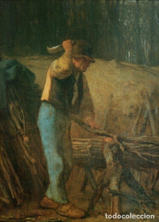 Postkarten: LAMINA V20559: El cortador de troncos por Millet - Varios