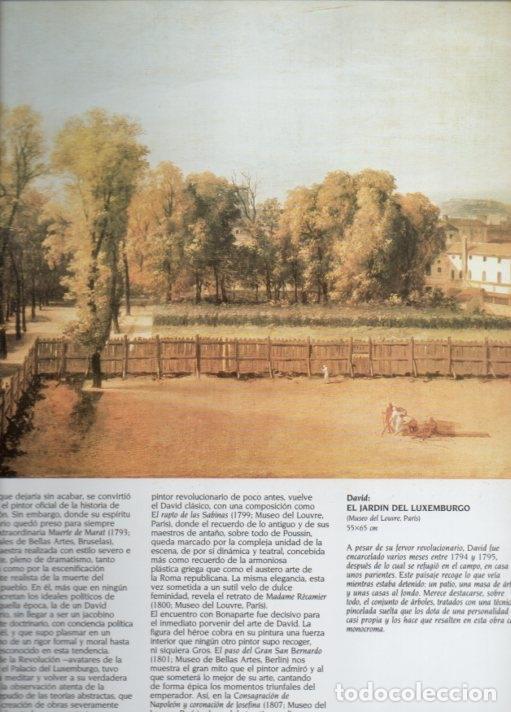 Postkarten: LAMINA V20513: El jardin de Luxemburgo por Jacques-Louis David - Varios