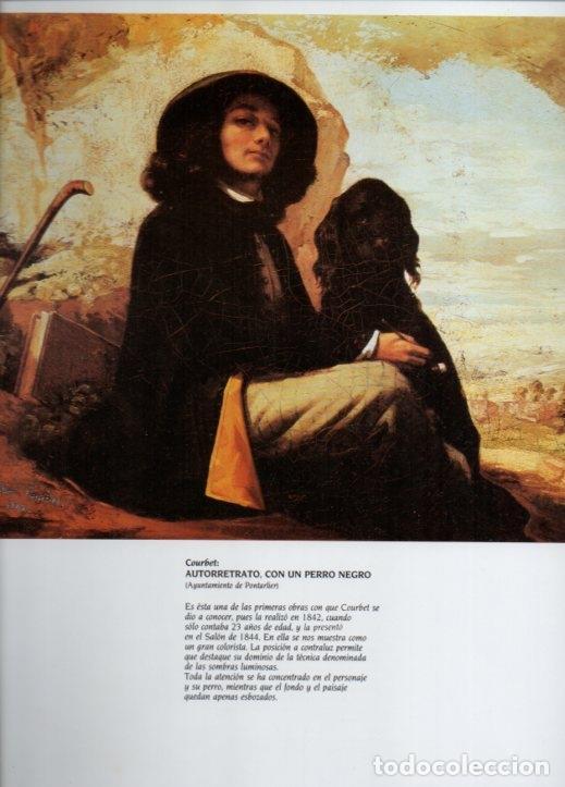 Cartoline: LAMINA V20569: Autorretrato con un perro negro por Gustave Courbet - Varios