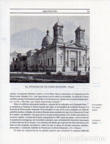 Postales: LAMINA V25366: Iglesia de los Padres Franceses en Santiago - Leopoldo Castedo