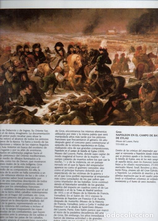 Postales: LAMINA V20516: Napoleon en el campo de batalla de Eylau por Gros - Varios
