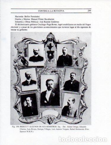 Cartoline: LAMINA V25393: Riesco y algunos de sus ministros - Leopoldo Castedo