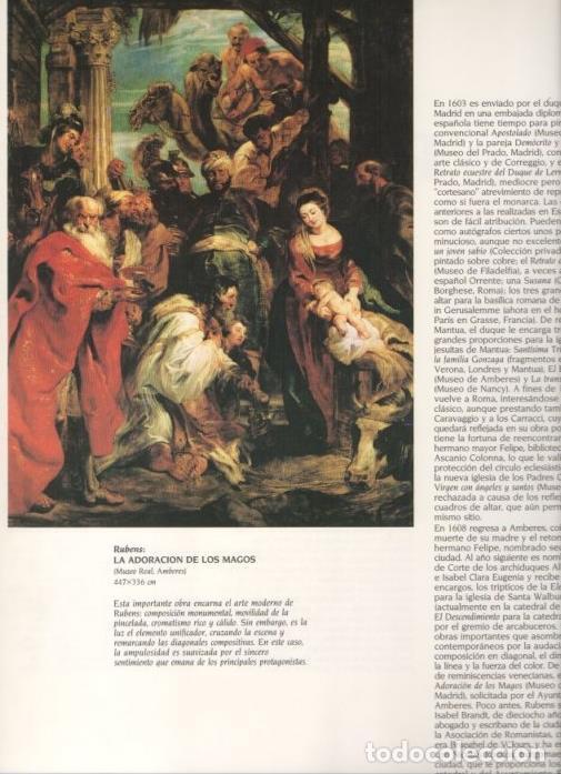 Postais: LAMINA V20316: La adoracion de los Magos por Rubens - Varios