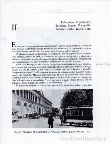 Postales: LAMINA V25294: Tranvias de Sangre en Plaza de Armas, Santiago - Leopoldo Castedo