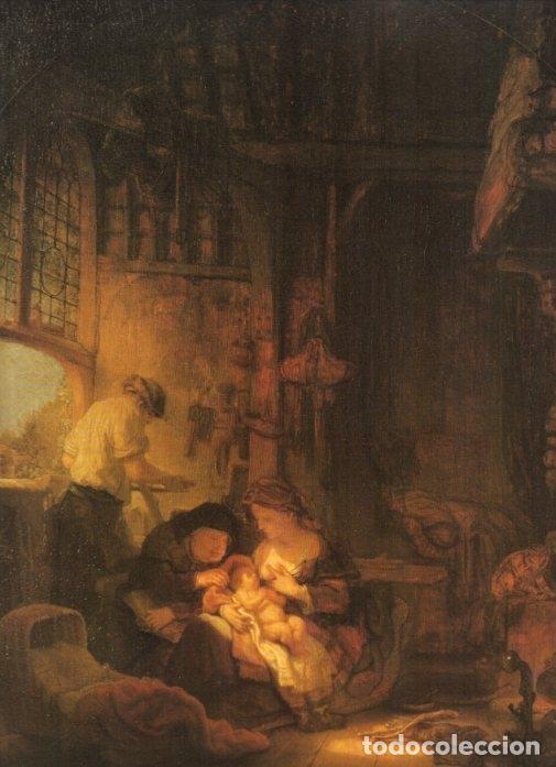 Postales: LAMINA V20329: La Sagrada Familia por Rembrandt - Varios